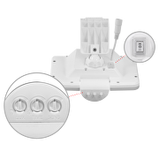 Solar LED projektør m.sensor PIR sensor, 11W, 5000K, 220-240V AC, IP54