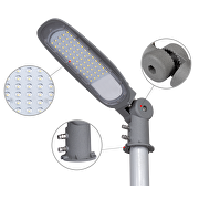 LED-Leuchtkörper für Straßenbeleuchtung 40W, 4000K, 220V-240V AC, IP66