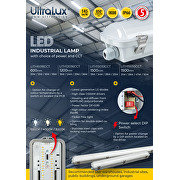 LED Industrieleuchte CCT PC, 0.60m, 18W max, 220V-240V AC, IP66