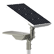 Farola de LED con panel solar 30W,5700lm, 4000K, IP66