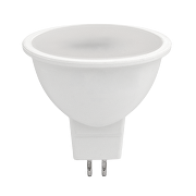 LED лампа луничка 6W, MR16, 3000K, 12V DC, топла светлина