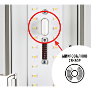 LED индустриално осветително тяло със сензор CCT 1.5м  РС, 220V-240V AC, 33W max SMD 2835