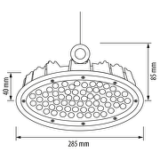 Lampada industriale UFO 100W, 5000K, 220-240V AC, IP65