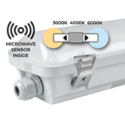 LED industrial lamp with a sensor CCT 1.2m, РС, 220V-240V AC, 36W max SMD 2835