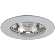 Lune (corps) encastrable, cercle, GU10, fixe, blanche, aluminium, IP20