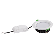 Lune LED encastrable, à gradation, 10W, 3000K/4200K/6000K, 220-240V AC, IP44