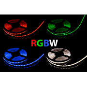 Bande LED professionnelle 15.8W/m, RGB+4000K, 24V DC, 560 LED/m, COB, IP20