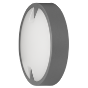 LED stropna svjetiljka okrugla, siva, 12W, 4000K, 220-240V AC, IP65