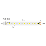 Professional LED strip with constant current control 7.5W/m, 5500K, 48VDC, 112LEDs/m, 10m, SMD2835, 10m, IP67