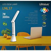 LED dimmable desk lamp 7W, 3000K/4200K/6000K, 220-240V AC