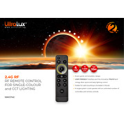 Smart 2.4G RF remote control for single colour and CCT LED lighting, 4 zones