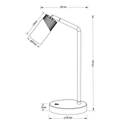 Lampada da scrivania GU10, 220-240V AC