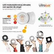 LED módulo (dicroica) dimable,6W, 3000K/4000K/6500K, 220-240V AC, IP44