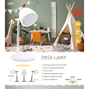 LED dimmable desk lamp 8W, 3000K/4000K/6000K, 220-240V AC