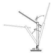 LED rasvjetno tijelo, stolno, s mogućnošću prigušivanja 12W, 3000K/4000K/6000K, 220-240V AC