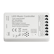 Contrôleur audio RF pour éclairage LED RGB/RGBW 16А, 5-24V DC