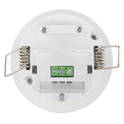 Microwave motion and presence sensor for building-in, 360°, 1200W/600W, 4m, IP54