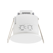 Sensore di movimento e presenza a microonde da incasso, 360°, 1200W/600W, 4m, IP54