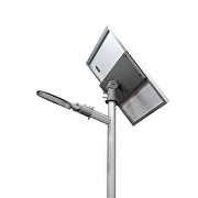 LED-Straßenlaterne mit Solarpanel ∅60, 12W, 4000K, 150°х90°, SMD2835, IP65