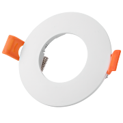 Bonus paket 4+1 Okvir za stropnu svjetiljku 5 kom./kutija, okrugli, fiksni, bijeli, plastični, IP20