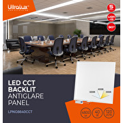 LED-Panel blendarm UGR <19 600x600 mm, 40W, 3000K/4000K/6000K, 120lm/W, 220V-240V AC, IP44