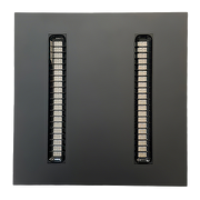 LED-Panel für die Oberflächenmontage 600х600, UGR<19, 40W, 4000K, 130 lm/W, 90°, 220V-240V AC, schwarz, IP20