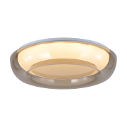 LED dimmbare ССТ+RGB Deckenleuchte mit Fernbedienung, Rauchquarz, 28W+5W, 3000K-6000K, 220-240V AC, rund, IP20