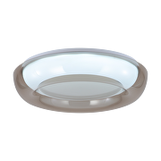 LED dimmbare ССТ+RGB Deckenleuchte mit Fernbedienung, Rauchquarz, 28W+5W, 3000K-6000K, 220-240V AC, rund, IP20