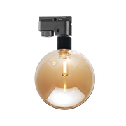 Тяло за релсов монтаж, стъклено, двупроводно, G9, 220-240V AC, IP20, злато