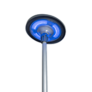 Lampe de jardin solaire LED avec télécommande et contrôle Bluetooth, 20W max., 3500K/6500K/RGB, ∅78, 140°, IP65