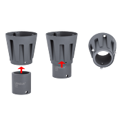 Προσαρμογέας φωτισμού LED Ø78mm έως Ø60mm