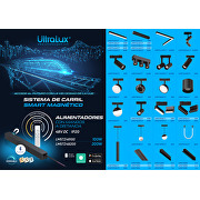 LED SMART foco magnético, cilíndrico,9W, 120º ,CCT, 48V DC