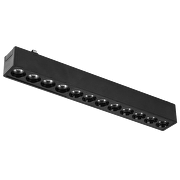 LED magnetic smart linear lighting fixture 12W, CCT, 48V DC