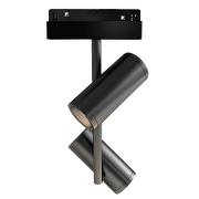 LED magnetic smart spot light, double, 2x10W, CCT, 48V DC