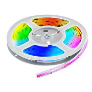 RGB Ψηφιακή λωρίδα LED 16W/m, IC WS2811, 24V DC, 16 pixels/m, COB, 5m, IP20