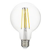 Lampe boule filament LED, G95, 12W, E27, 4000K, 230V AC