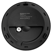 Ceiling lamp for LED lighting, round, black frame, Е27, 220-240V AC, IK08, IP65