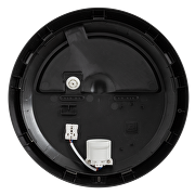 Ceiling lamp for LED lighting, round, black frame, Е27, 220-240V AC, IK08, IP65