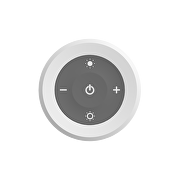 LED лампион CCT+RGB с дистанционно управление, димиращ, бял, 40W+8W, IP20