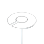 LED лампион CCT+RGB с дистанционно управление, димиращ, бял, 40W+8W, IP20