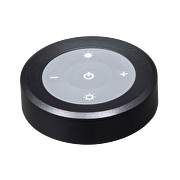 LED лампион CCT+RGB с дистанционно управление, димиращ, черен, 40W+8W, IP20