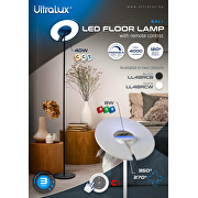 LED-Lampe CCT+RGB mit kostenlosem Versand, dimmbar, schwarz