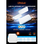LED Slim CCT plafón de 12W, 3000K/4000K/6500K