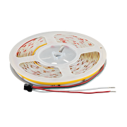 Bande unicolore LED numérique 11W/m, 3000K, IC WS2811, 24V DC, 10 pixels/m, COB, 5m, IP20