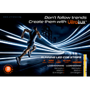 Digitaler einfarbigen LED-Streifen 11W/m, 3000K, IC WS2811, 24V DC, 10 pixels/m, COB, 5m, IP20
