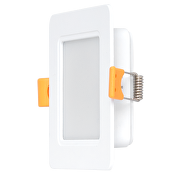 Pannello LED da incasso, quadrato 5W, 3000K/4000K/6500K, 220-240V AC, IP54