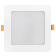 Pannello LED da incasso, quadrato 12W, 3000K/4000K/6500K, 220-240V AC, IP54
