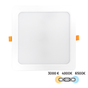 Pannello LED da incasso, quadrato 24W, 3000K/4000K/6500K, 220-240V AC, IP54