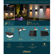 LED luminaria solar con sensor de microondas para fachadas 4000K, 220°, IP65