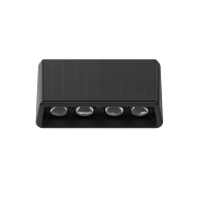 Соларно LED осветителено тяло за стена CCT+RGB, 60°, IP65